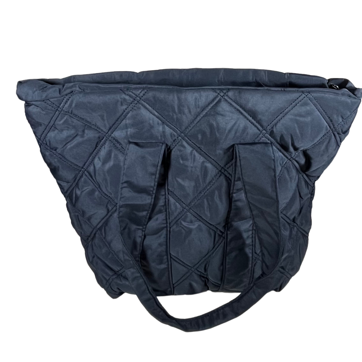 Navy Blue Quilted Bag