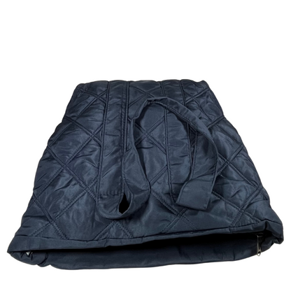 Navy Blue Quilted Bag