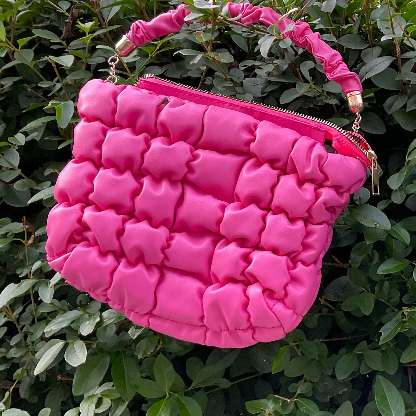 Hot Pink Quilted Bag